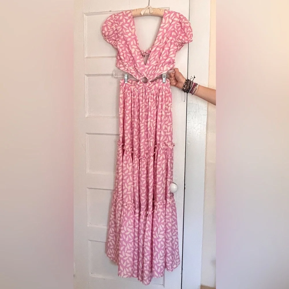 Palmacea Lavanda Hoop Dress Cover Up Macarena size XS Resort Summer NWT Colombia - Picture 5 of 11